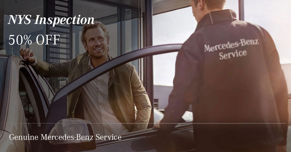 Mercedes-Benz NYS Inspection Service Special Coupon