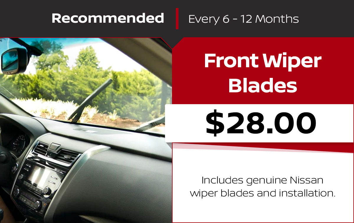 Front Wiper Blade Service Special Coupon