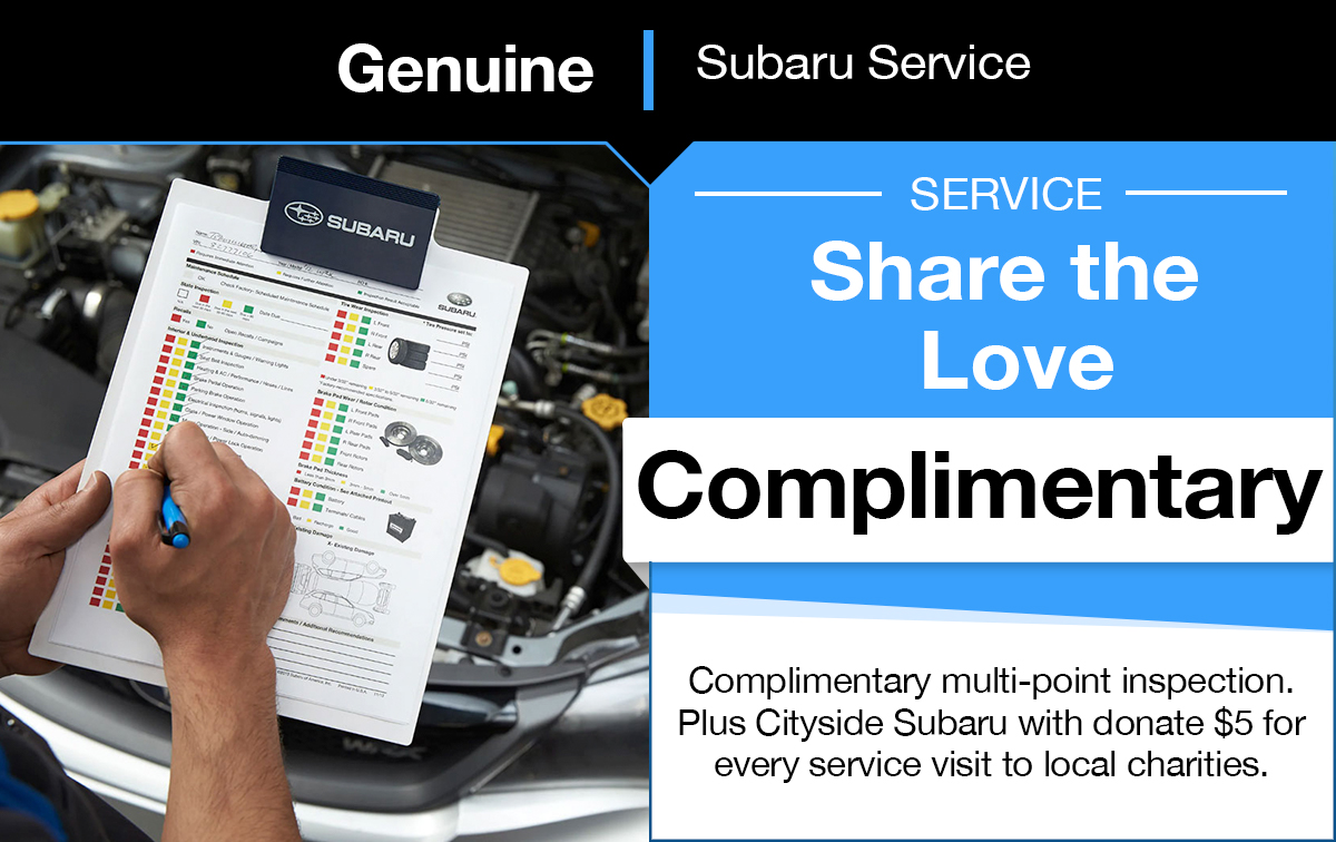 Subaru Multi-Point Inspection Service Special Coupon