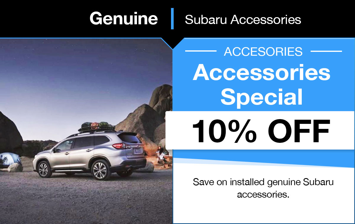 Subaru Accessories Special Coupon