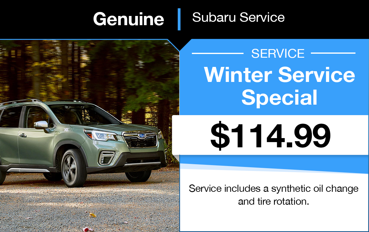 Subaru Winter Service Special Coupon