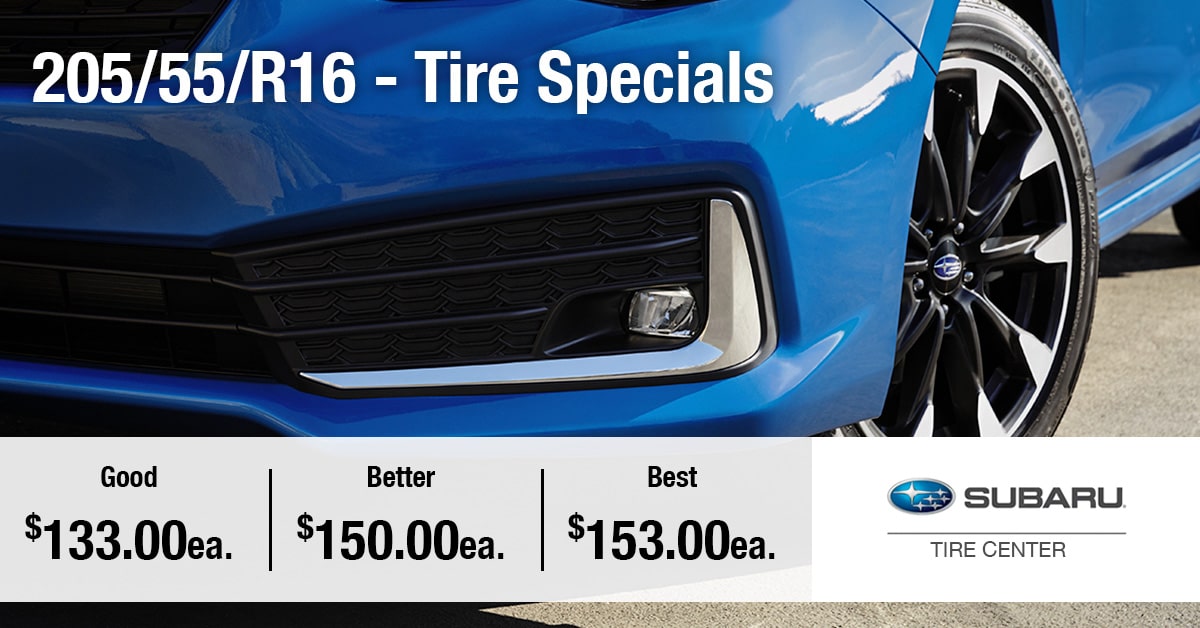 205/55/R16 - Tire Specials