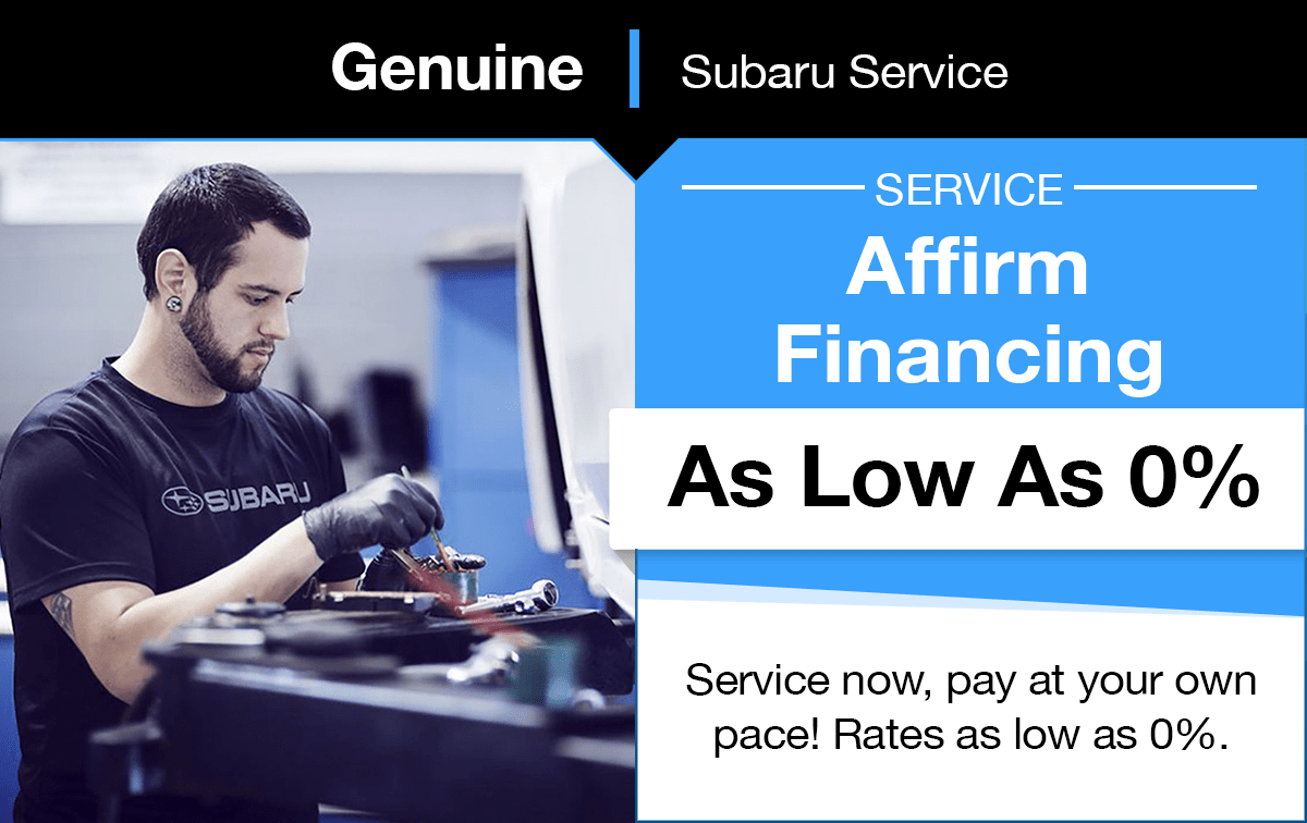 Subaru Affirm Financing Service Coupon