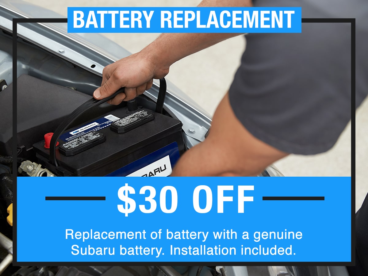 Battery Replacement Service Special Coupon