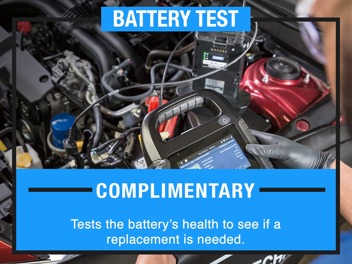 Battery Test Service Special Coupon