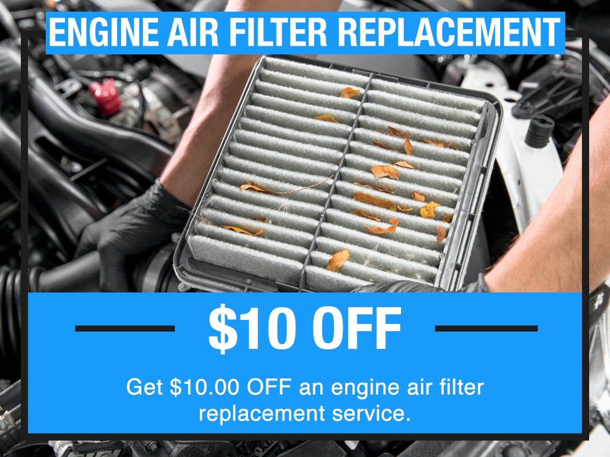 Engine Air Filter Replacement Service Special Coupon