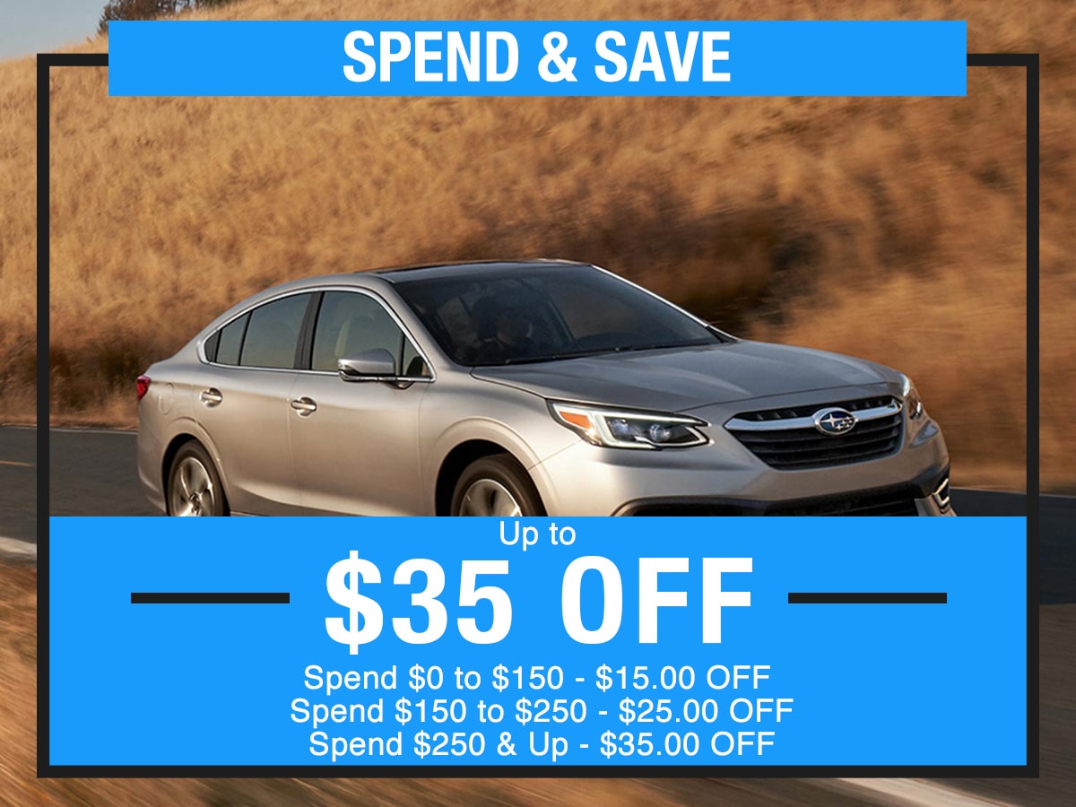 Spend & Save Service Special Coupon