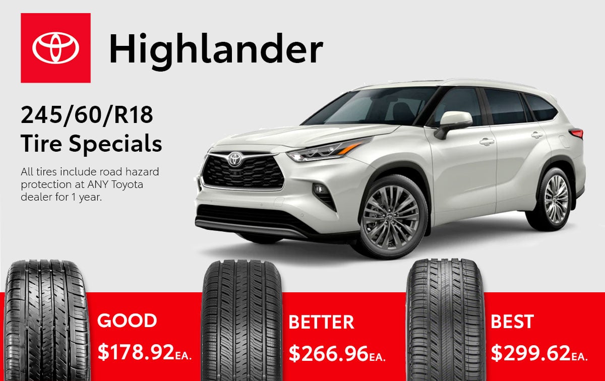 Toyota Highlander Tire Special