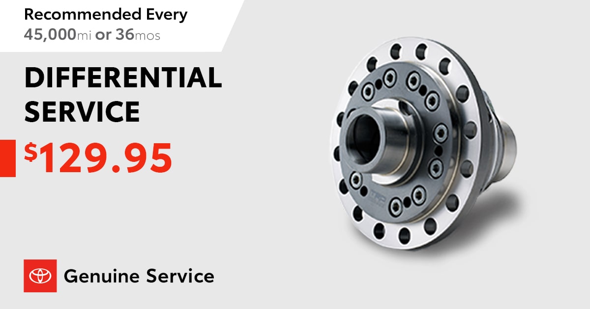 Toyota Differential Service Special Coupon