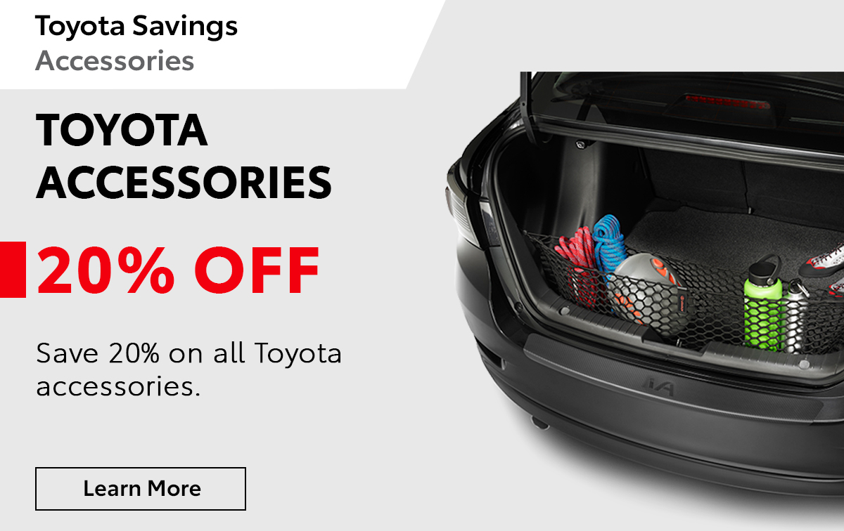 Toyota Accessories Special Coupon
