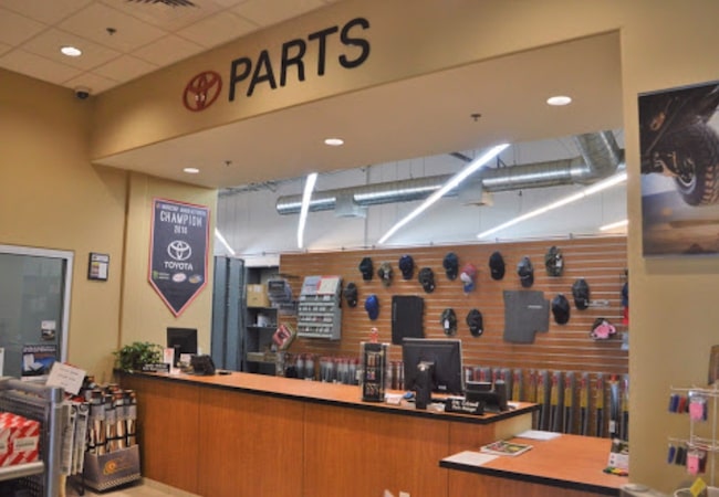 Thompsons Toyota Parts & Accessories Department