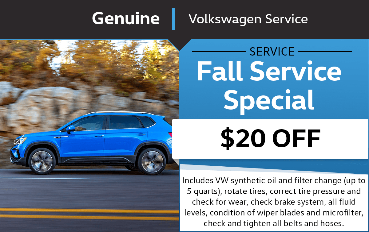 Volkswagen Fall Service Special Coupon