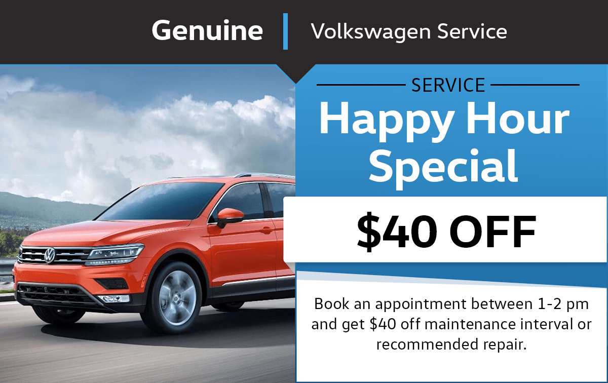 Volkswagen Happy Hour Service Special Coupon