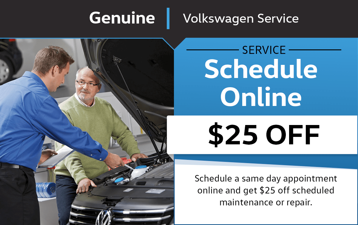 Volkswagen Schedule Online Service Special Coupon