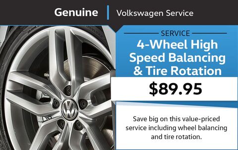 Volkswagen Tire Balancing & Rotation Service Special Coupon