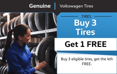 Volkswagen Buy 3 Tires Special