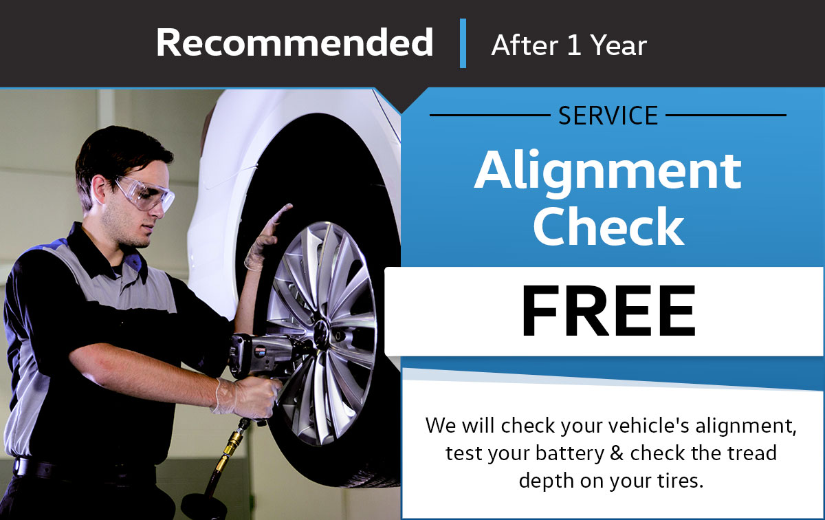 Volkswagen Alignment Check Service Special Coupon