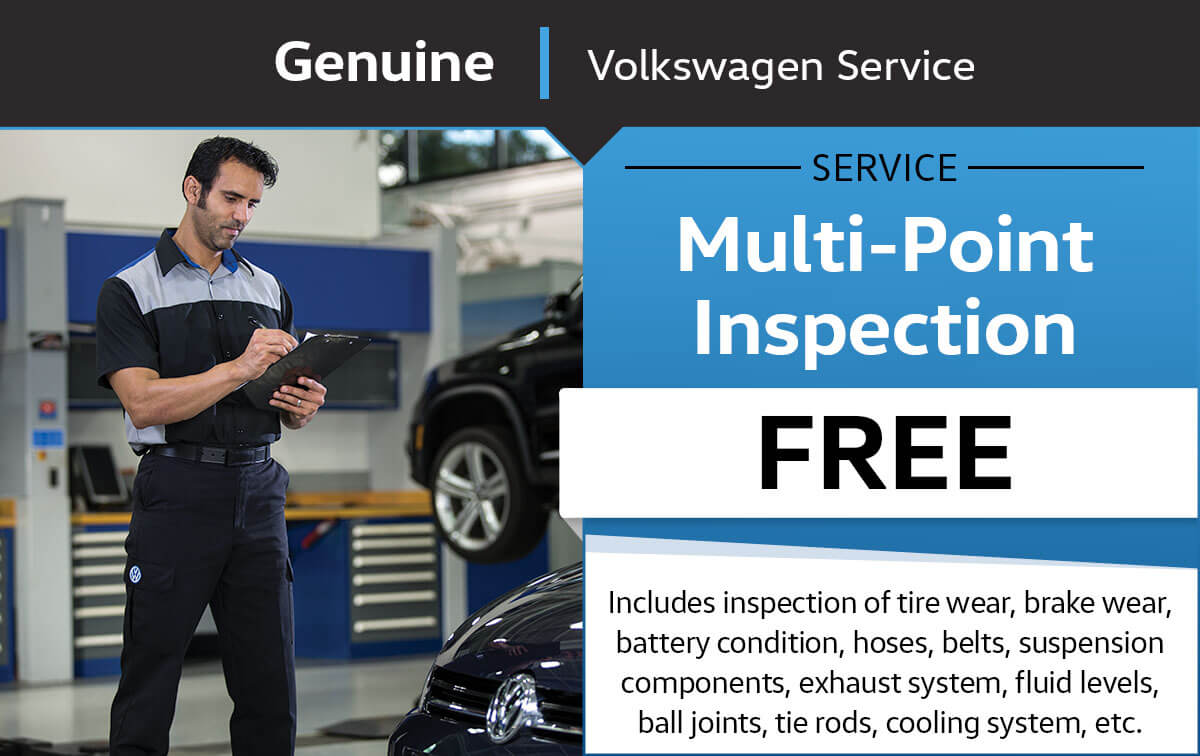 VW Multi-Point Vehicle Inspection Service Special Coupon
