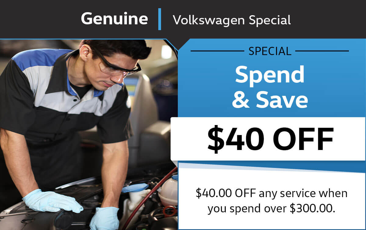VW Spend & Save Service Special Coupon