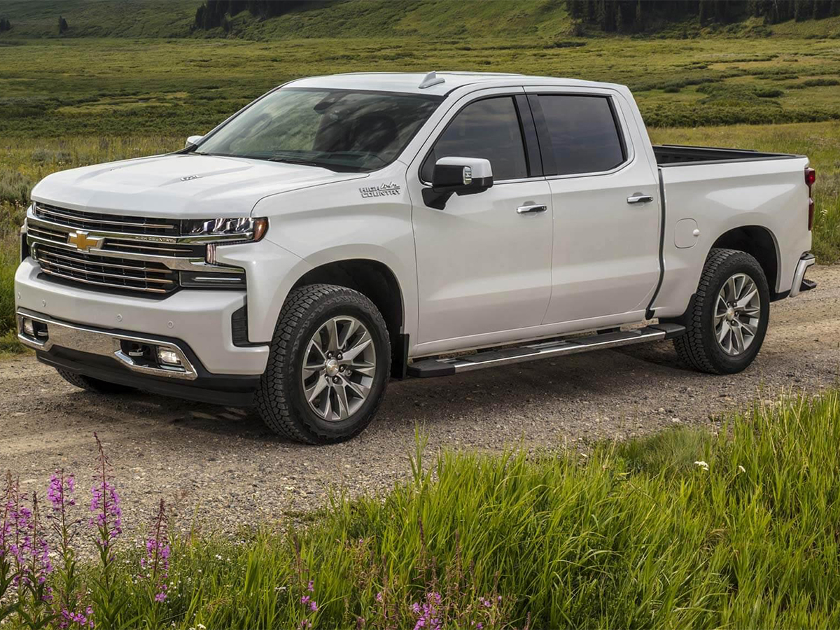 chevrolet silverado running boards