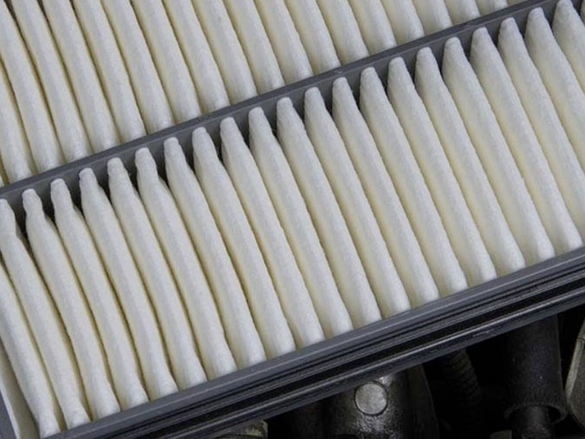 Engine air filter replacement