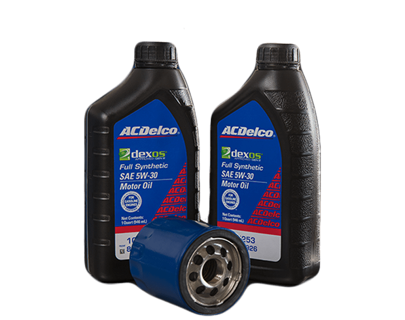 Chevrolet 6-Quart ACDelco GM OE Dexos1® Full Synthetic Oil Change Package Service Special Coupon