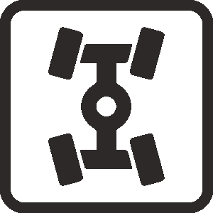 Four-Wheel Alignment Icon