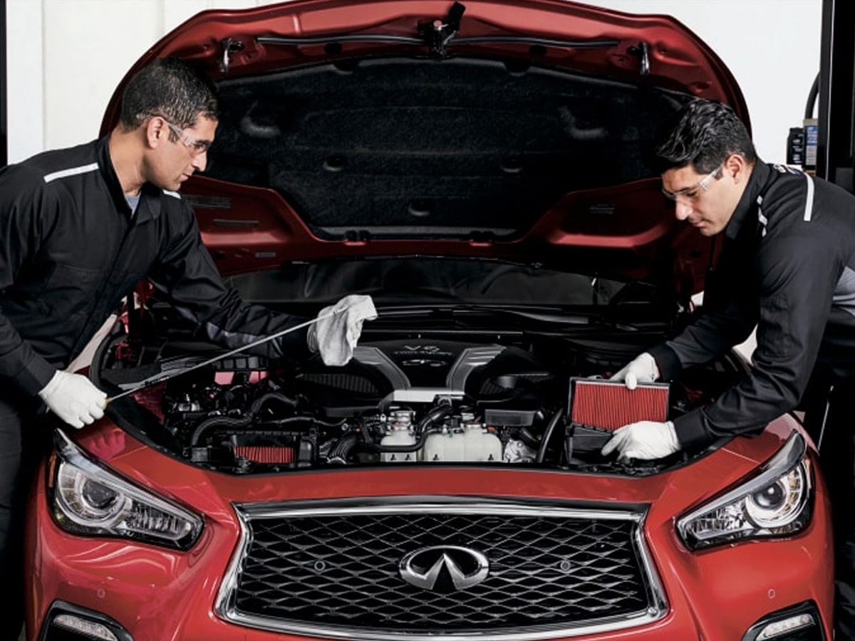 High Mileage Oil Change Service in Monrovia, CA HGreg INFINITI