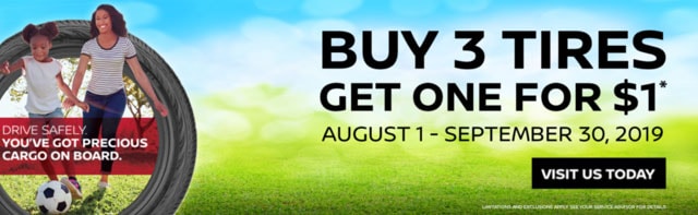 Nissan Tires Coupon Special