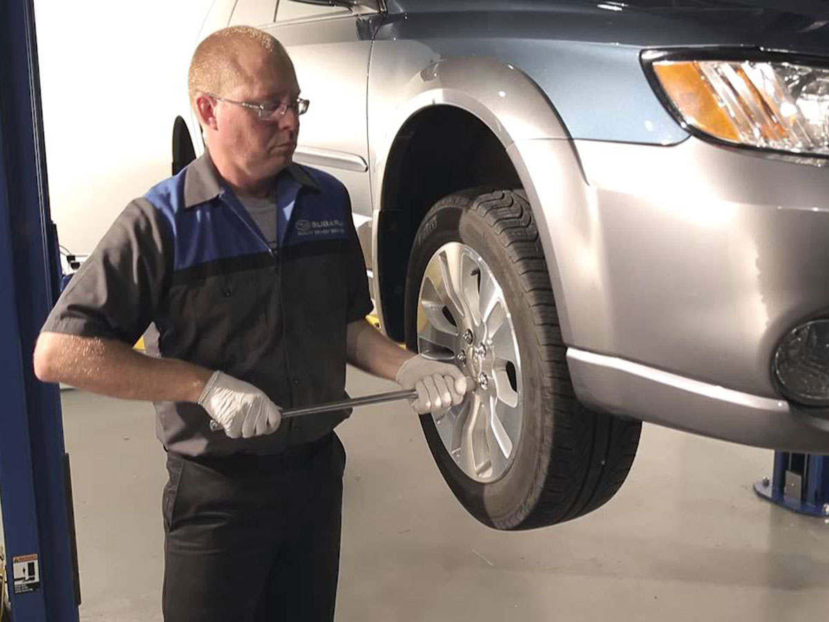 subaru tire rotation and repair services