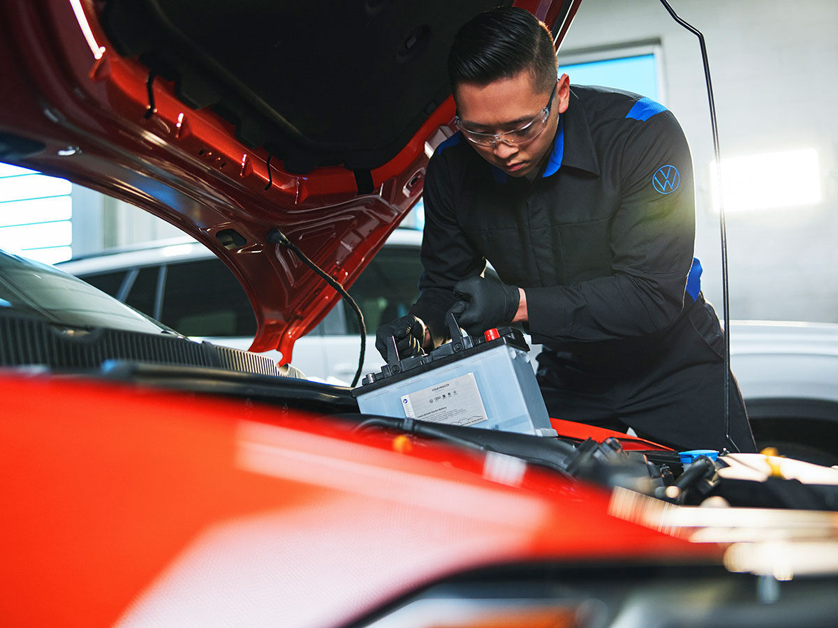 Battery Inspection Service at Schmelz Countryside Volkswagen