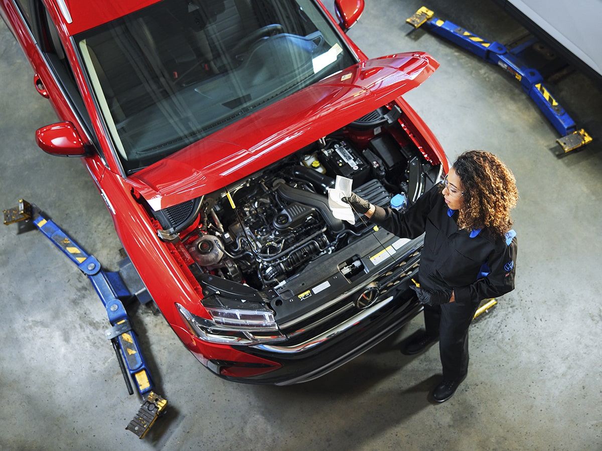 Volkswagen store oil change